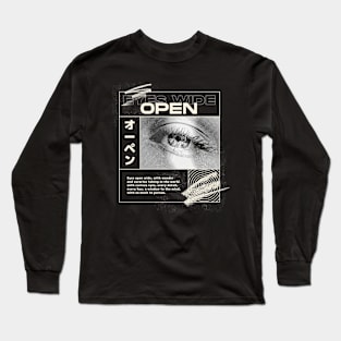 Eyes Wide Open Eye Truth Perception Long Sleeve T-Shirt